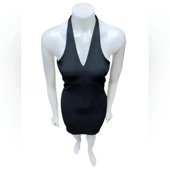 Only NWT Black Sleeveless Bodycon Mini Dress Size  Medium - Picture 2 of 8
